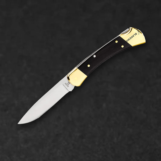 110 Folding Hunter Knife - Drop Point - BladeWolf A2Z image 1