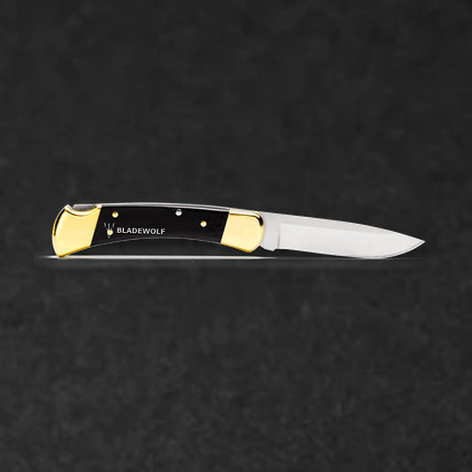 110 Folding Hunter Knife - Drop Point - BladeWolf A2Z image 3