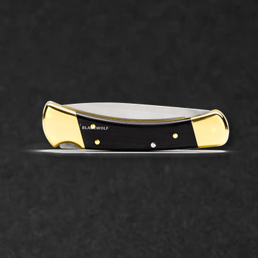 110 Folding Hunter Knife - Drop Point - BladeWolf A2Z image 4