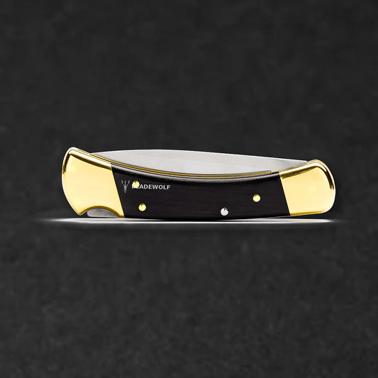 110 Folding Hunter Knife - Drop Point - BladeWolf A2Z image 10
