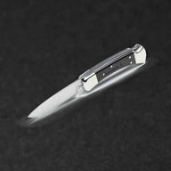110 Folding Hunter Knife - Nickel Silver Drop Point - BladeWolf A2Z image 5