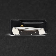 110 Folding Hunter Knife - Nickel Silver Drop Point - BladeWolf A2Z image 7