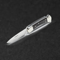 110 Folding Hunter Knife - Nickel Silver Drop Point - BladeWolf A2Z image 10