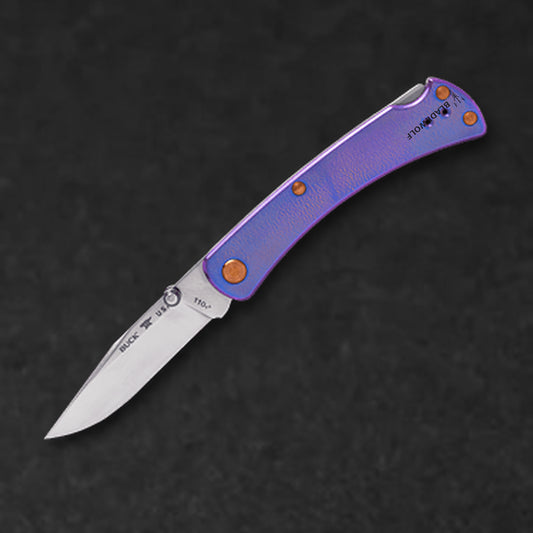 110 Slim Pro TRX - High Voltage Anodized Titanium | New 2026 Knives - BladeWolf A2Z image 6