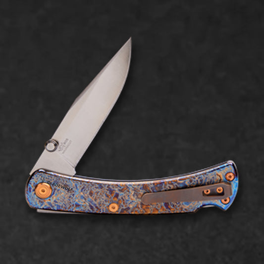 110 Slim Pro TRX - Oil Slick Anodized Titanium - BladeWolf A2Z image 2