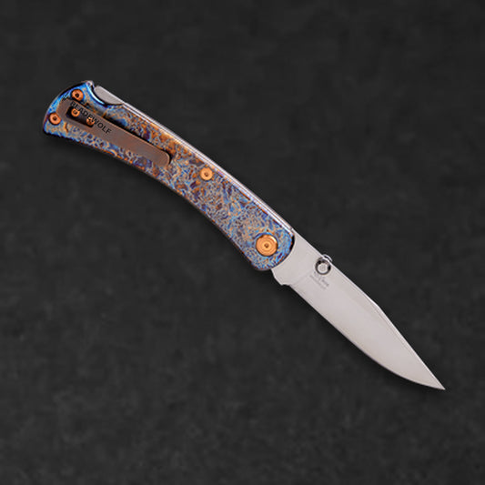 110 Slim Pro TRX - Oil Slick Anodized Titanium - BladeWolf A2Z image 3