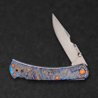 110 Slim Pro TRX - Oil Slick Anodized Titanium - BladeWolf A2Z image 4
