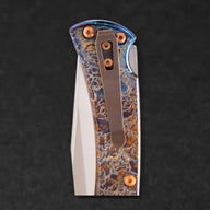 110 Slim Pro TRX - Oil Slick Anodized Titanium - BladeWolf A2Z image 5