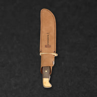124 Frontiersman - 5160, Micarta, Brass - BladeWolf A2Z image 2