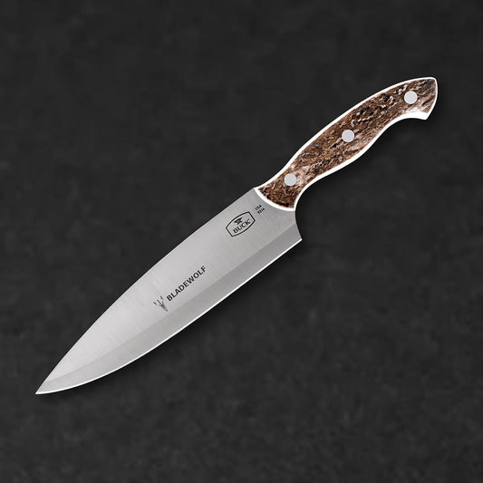 3 Piece Cutlery Set with Wood Block, Elk | Chef Kitchen Knife - BladeWolf A2Z image 8