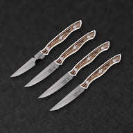 4 Piece Steak Knife Set, Elk - BladeWolf A2Z image 1