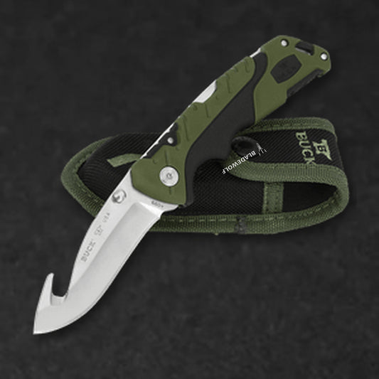 660 Large Folding Pursuit Guthook Knife - BladeWolf A2Z image 2