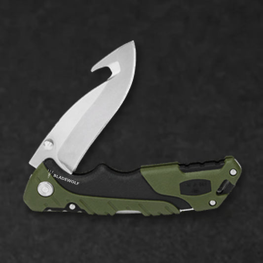 660 Large Folding Pursuit Guthook Knife - BladeWolf A2Z image 4