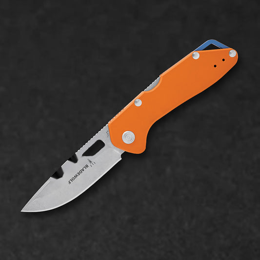 Mustang Folding Pocket Knife - Aluminum (Model 724)