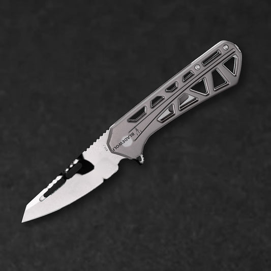Trace Ops Flipper Folding Knife - Aluminum (Model 811)