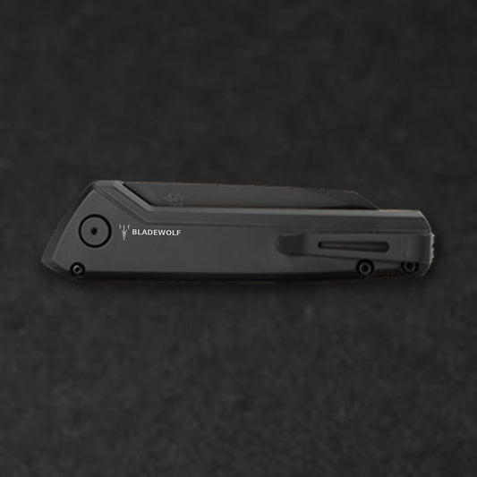 Wharncliffe Deploy Auto Automatic Folding Knife - Aluminum (Model 838)