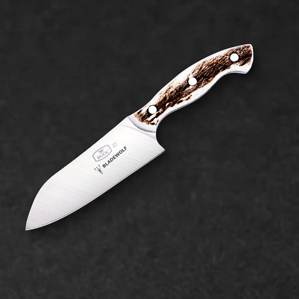 945 Elk Santoku Knife | Chef Kitchen Knife - BladeWolf A2Z image 1