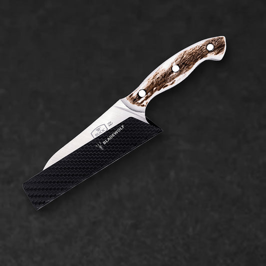 945 Elk Santoku Knife | Chef Kitchen Knife - BladeWolf A2Z image 7