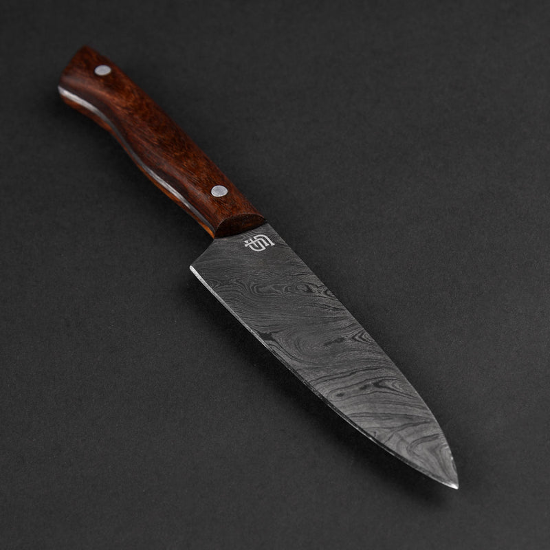 The Minimalist Hand-Forged Damascus Steel 2-Knife Kitchen Set