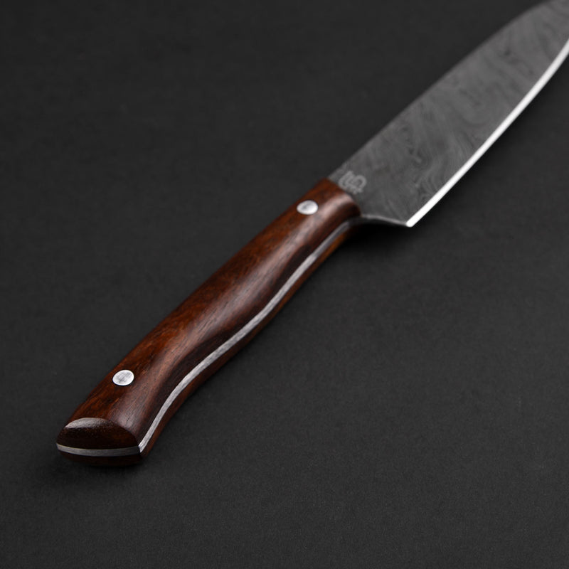 The Minimalist Hand-Forged Damascus Steel 2-Knife Kitchen Set