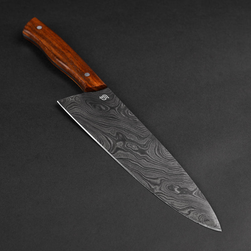 The Minimalist Hand-Forged Damascus Steel 2-Knife Kitchen Set