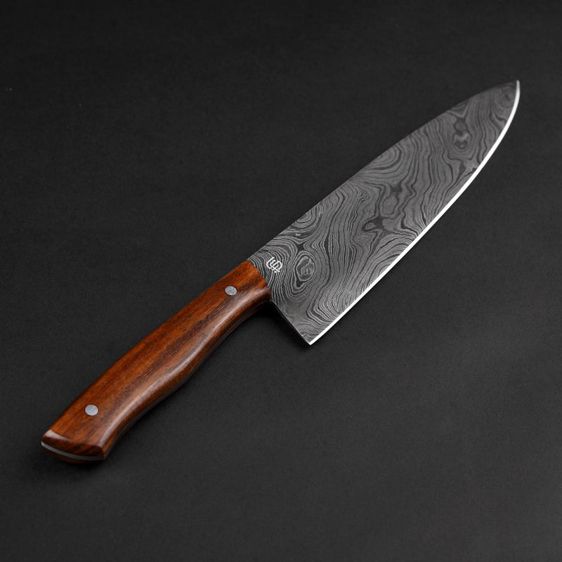 The Minimalist Hand-Forged Damascus Steel 2-Knife Kitchen Set
