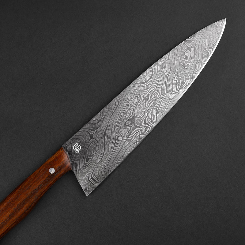 The Minimalist Hand-Forged Damascus Steel 2-Knife Kitchen Set