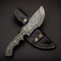 Ironside Hand-Forged Damascus Steel Tracker - G10