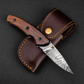 The Londoner Hand-Forged Damascus Steel Folding Knife - Tali Wood