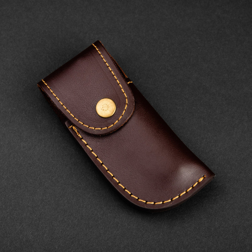 The Londoner Hand-Forged Damascus Steel Folding Knife - Tali Wood