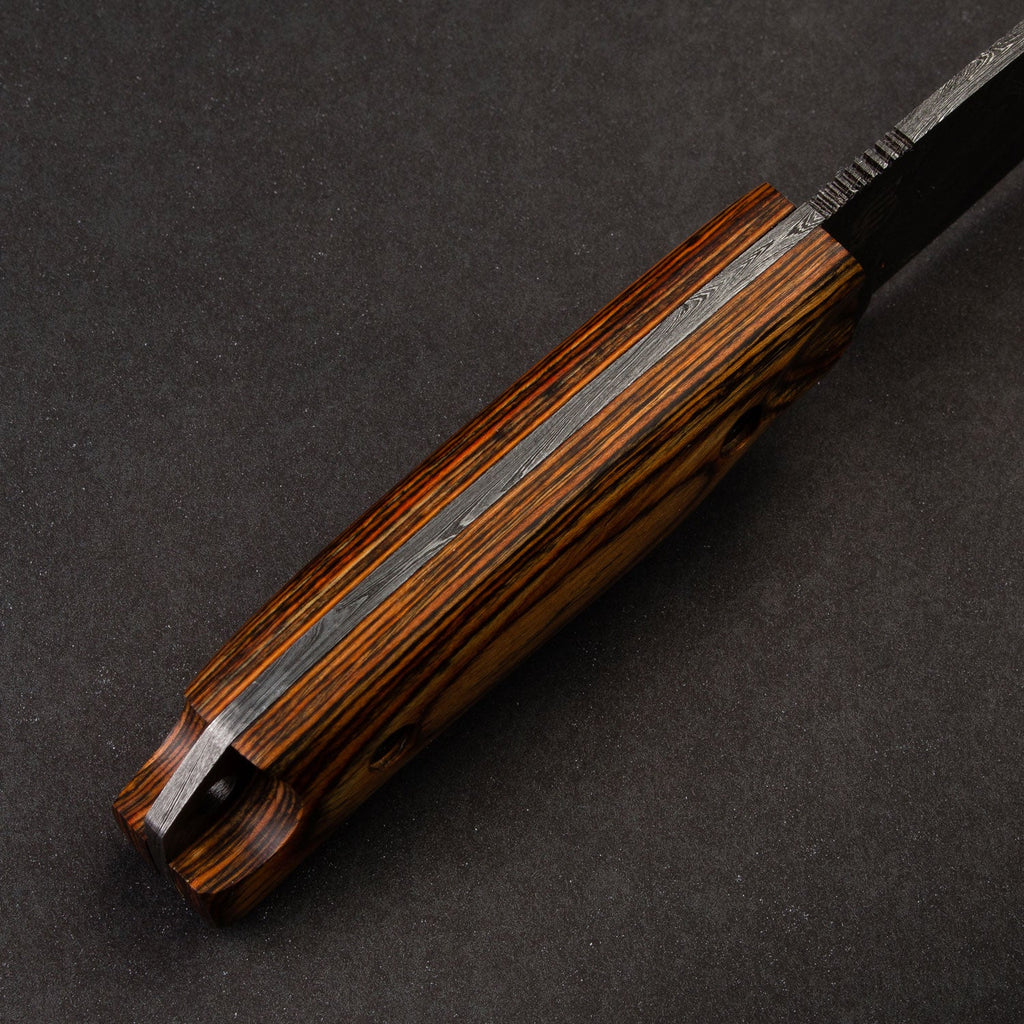 Boone Hand-Forged Damascus Steel Skinner -Tali Wood