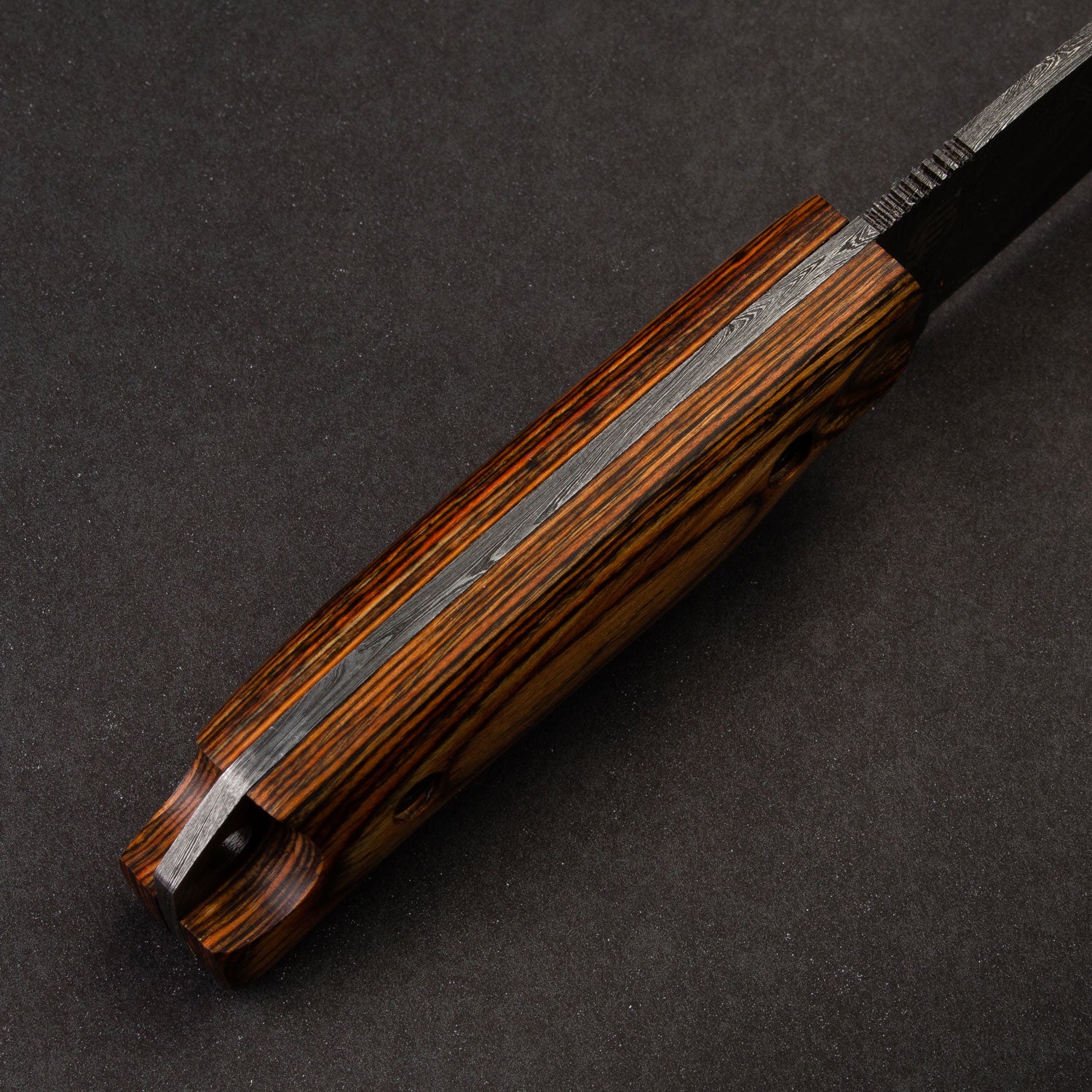 Boone Hand-Forged Damascus Steel Skinner -Tali Wood