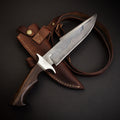 Hugh Glass Hand-Forged San Mai Steel Hunting Knife - Tali Wood