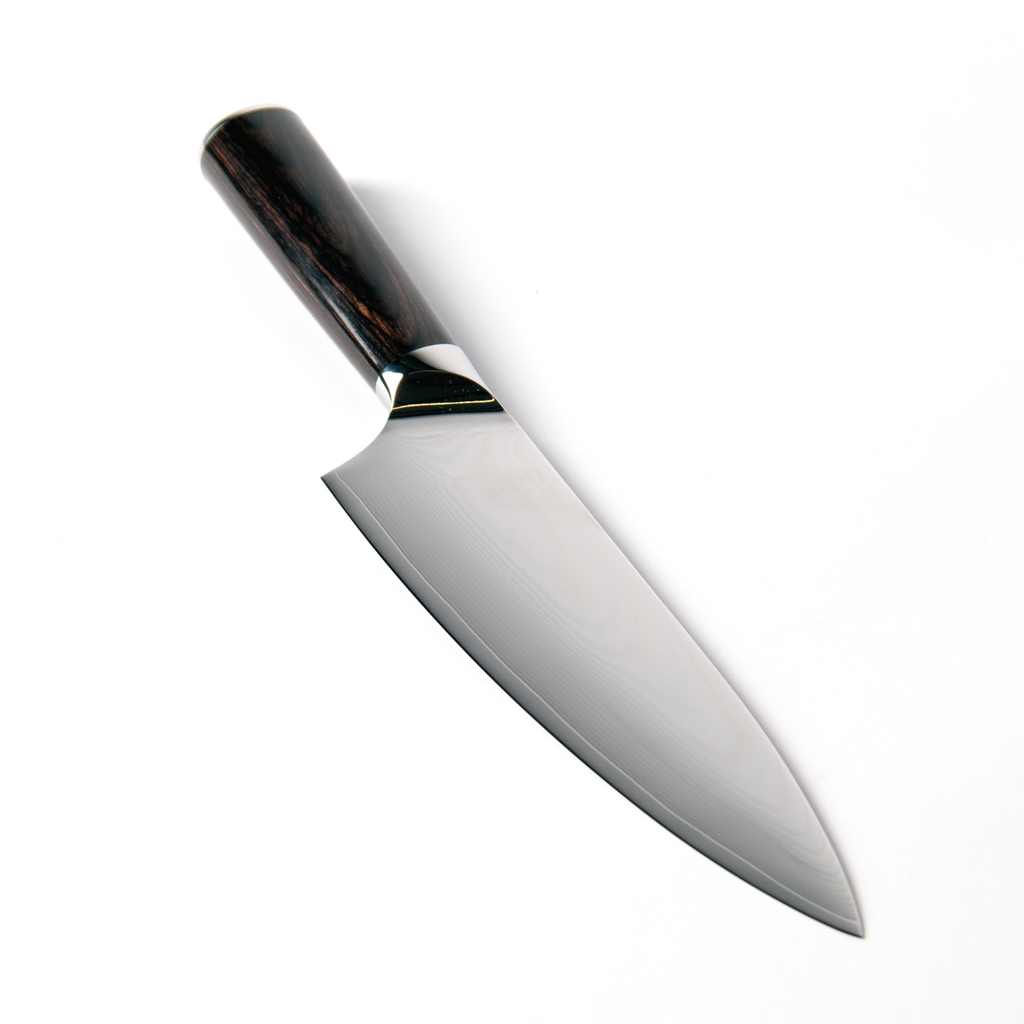 Pakkawood Japanese Damascus Steel 8" Chef Knife