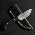 Shackleton Hand-Forged Damascus Steel Skinner - Black G10