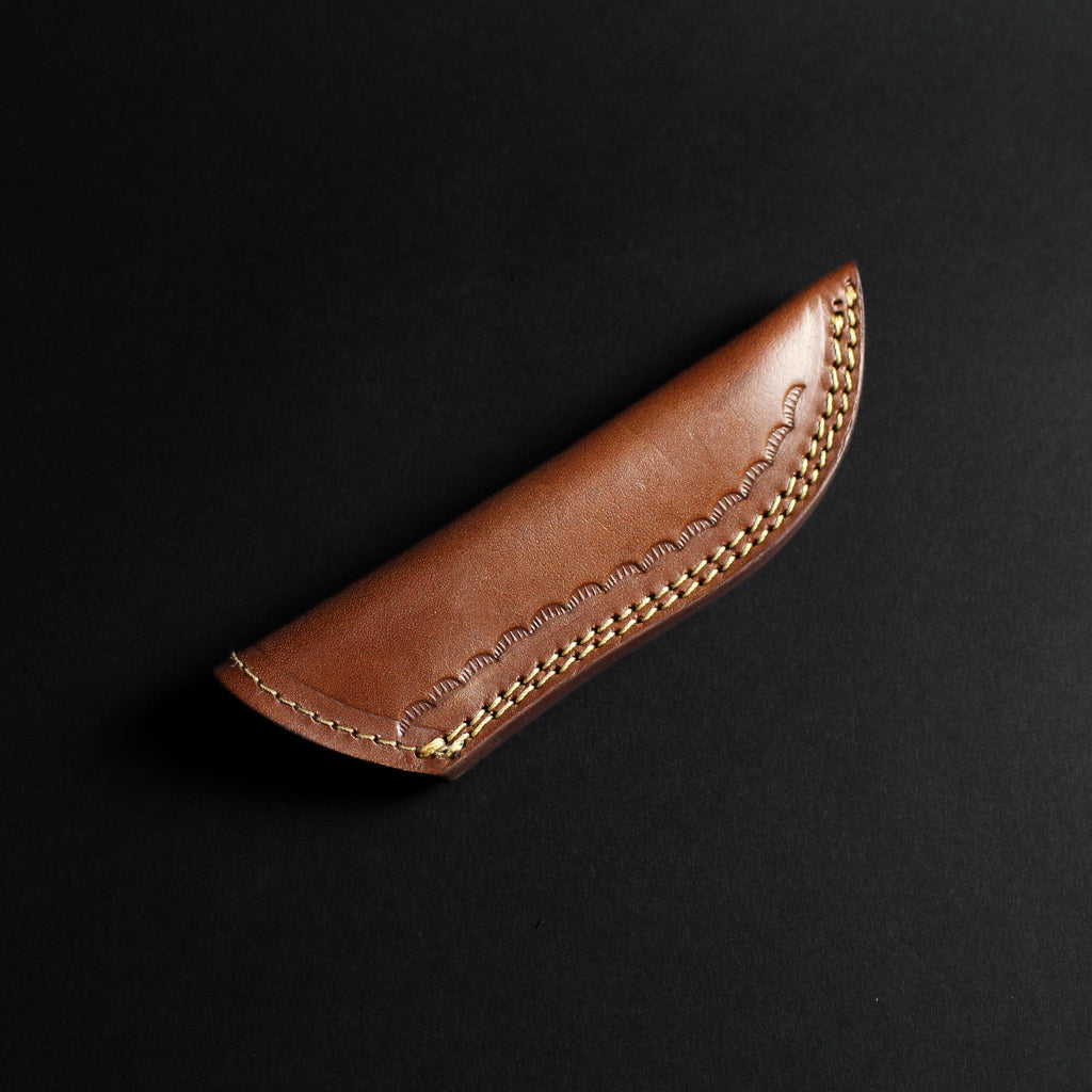 Bolognesi Hand-Forged Damascus Steel Hunting Knife - Rosewood