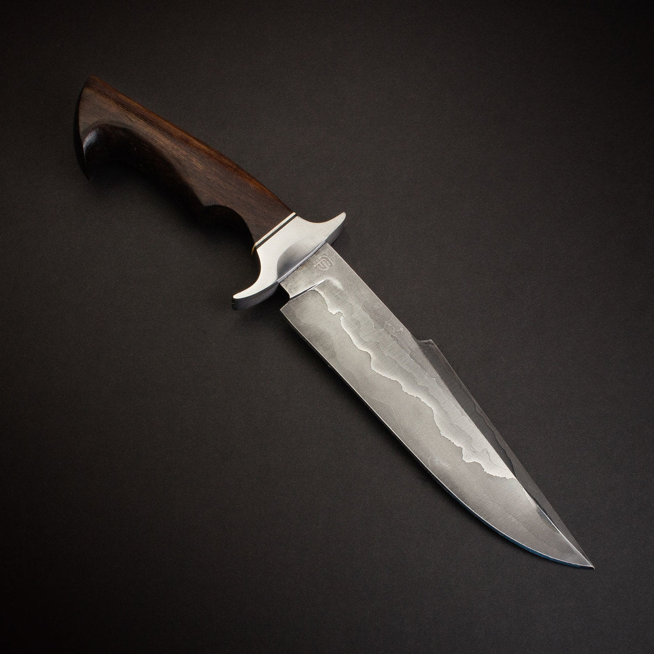 Hugh Glass Hand-Forged San Mai Steel Hunting Knife - Tali Wood