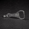 Cap Lifter Hand-Forged Damascus Steel Keychain Bottle Opener
