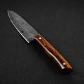 Epicure Hand-Forged Damascus Steel 5" Petty Utility Knife - Walnut