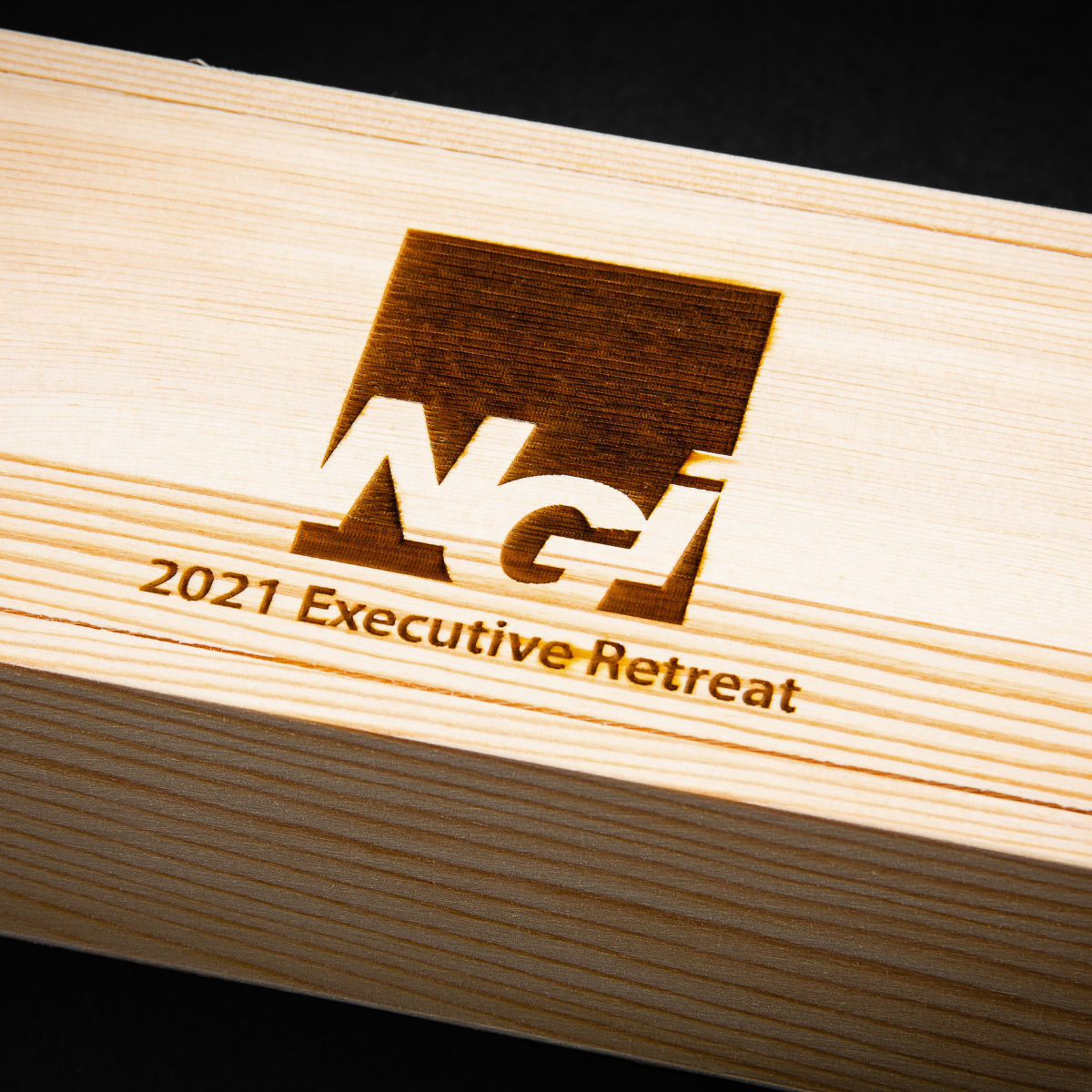 WOOD BOX - CUSTOM ENGRAVED LID