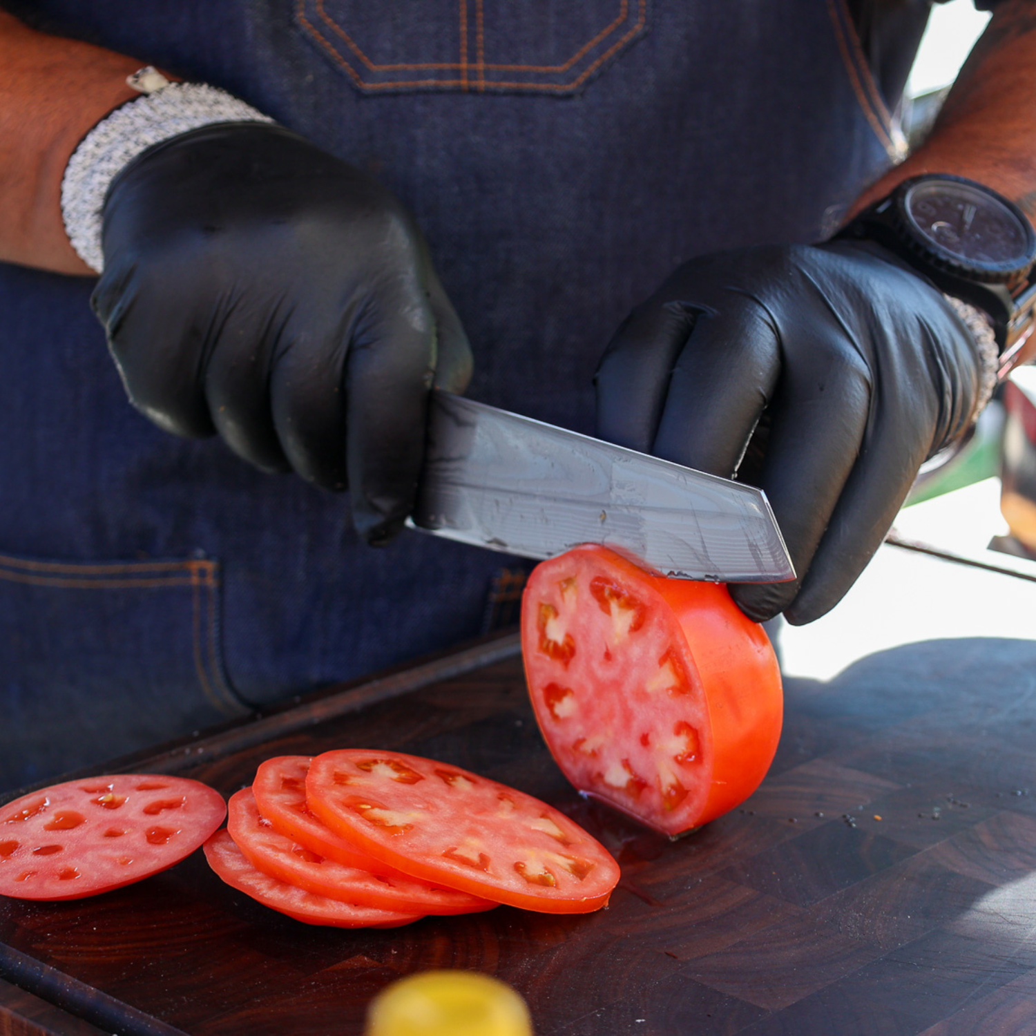 Smokin' and Grillin' with AB Signature Japanese Damascus Steel Kiritsuke 8" Chef Knife