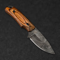 Boone Hand-Forged Damascus Steel Skinner -Tali Wood - BladeWolf A2Z image 2