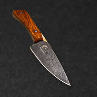 Cattleman Hand-Forged Damascus Steel Steak Knife - Individual - BladeWolf A2Z image 4