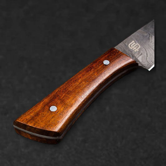 Cattleman Hand-Forged Damascus Steel Steak Knives - Set of 4 - BladeWolf A2Z image 6