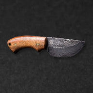 Colter Hand-Forged Damascus Steel Skinner - Walnut - BladeWolf A2Z image 2