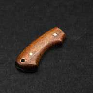 Colter Hand-Forged Damascus Steel Skinner - Walnut - BladeWolf A2Z image 5