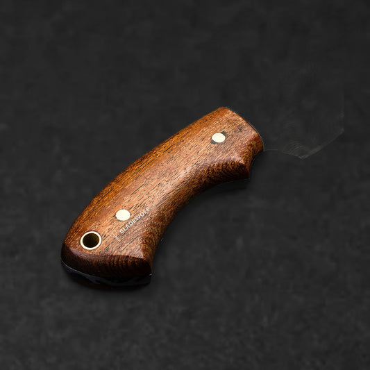 Colter Hand-Forged Damascus Steel Skinner - Walnut - BladeWolf A2Z image 5
