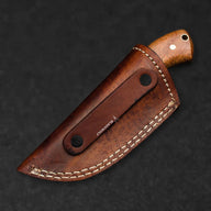 Colter Hand-Forged Damascus Steel Skinner - Walnut - BladeWolf A2Z image 7