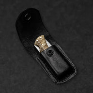 Confidant Hand-Forged Damascus Steel Folding Knife - Horn - BladeWolf A2Z image 13