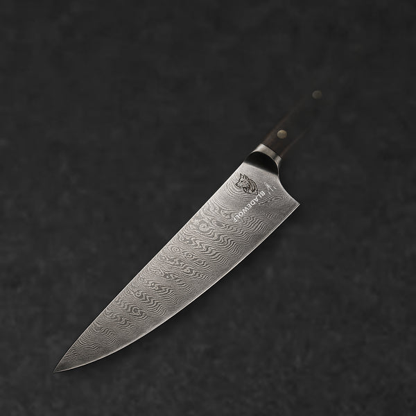 Cuisinier Hand-Forged Damascus Steel 8" Chef Knife - Walnut - BladeWolf A2Z image 1